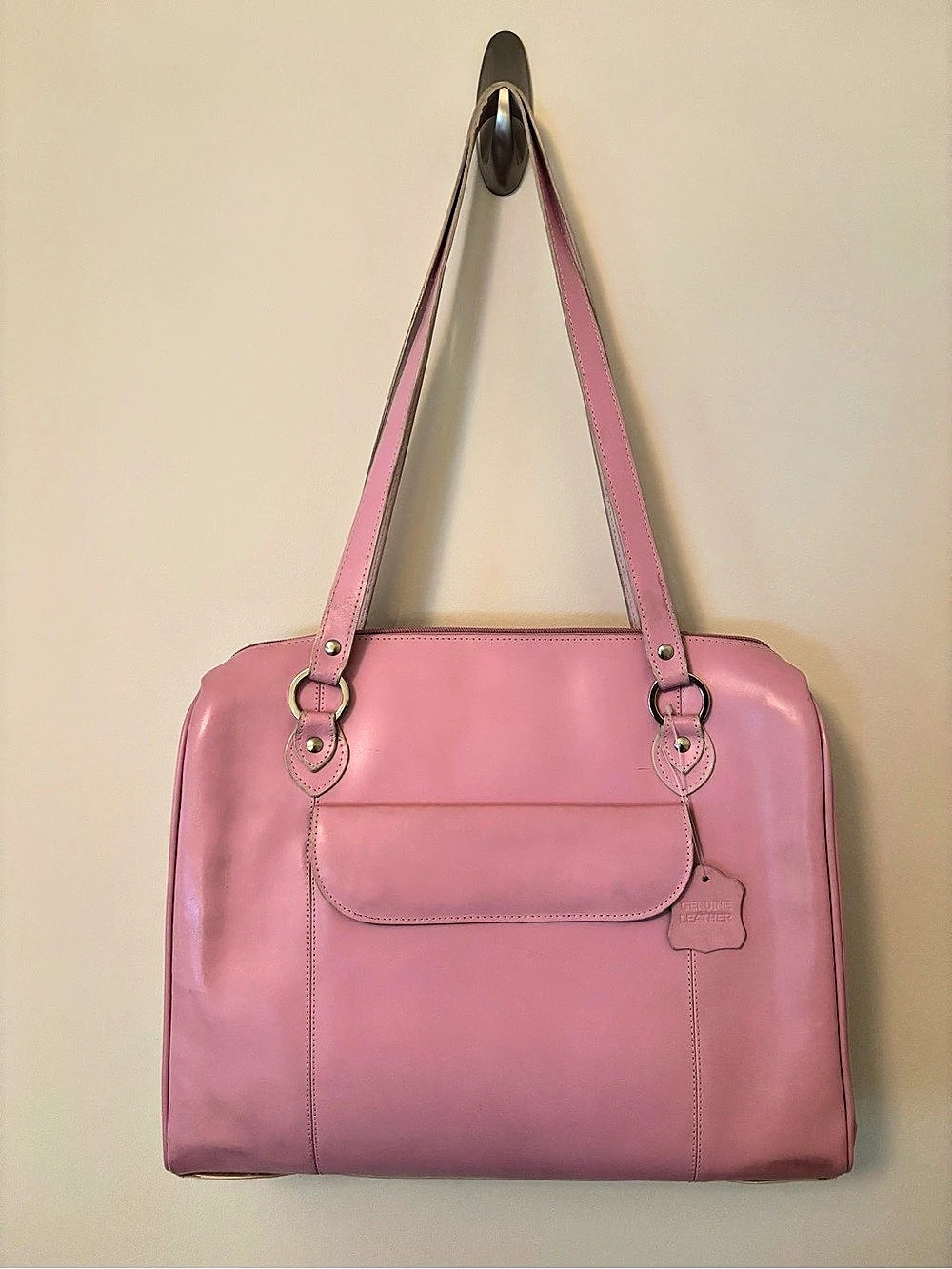 McKlein Pink Leather Bag